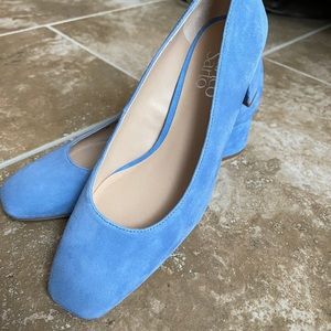 Franco Sarto Baby Blue Heels